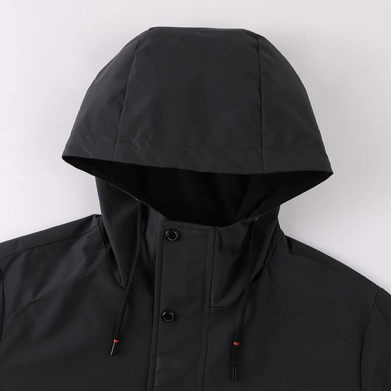Oversized Color-Block Tactical Jacket - Waterproof, Brand Logo Multi-Pocket, Heavy-Duty for Outdoor Exploration & Daily Fashion