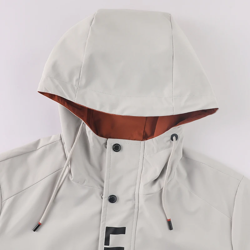 Oversized Color-Block Tactical Jacket - Waterproof, Brand Logo Multi-Pocket, Heavy-Duty for Outdoor Exploration & Daily Fashion