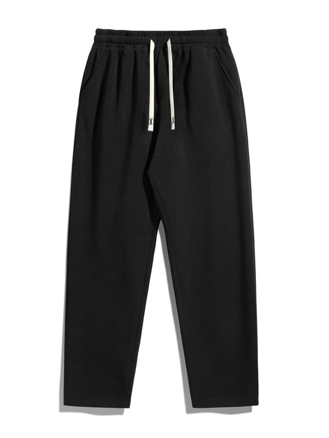5-Piece Set Paired with Men's Casual Sports Pants, Windproof, Comfortable, Breathable Drawstring Waist Straight Leg Jogging Pants, Suitable for Outdoor Hiking, Tourism, Mountaineering, Gatherings and Other Activities.