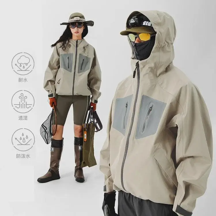 Outdoor Windproof Jackets Hardshell for Both Men Women Fishing Fashion Cycling Sports Skiing Traveling Leisure Windproof Jackets