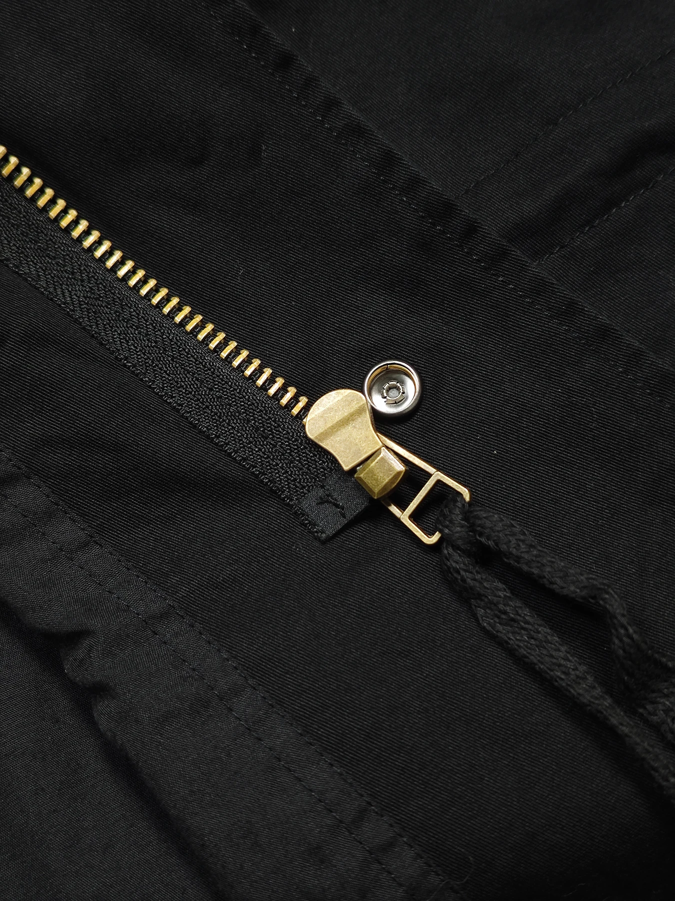M65 Field Jacket, Men's Military Jacket, Retro Multi Pocket Collar Zipper Jacket, 100% Cotton