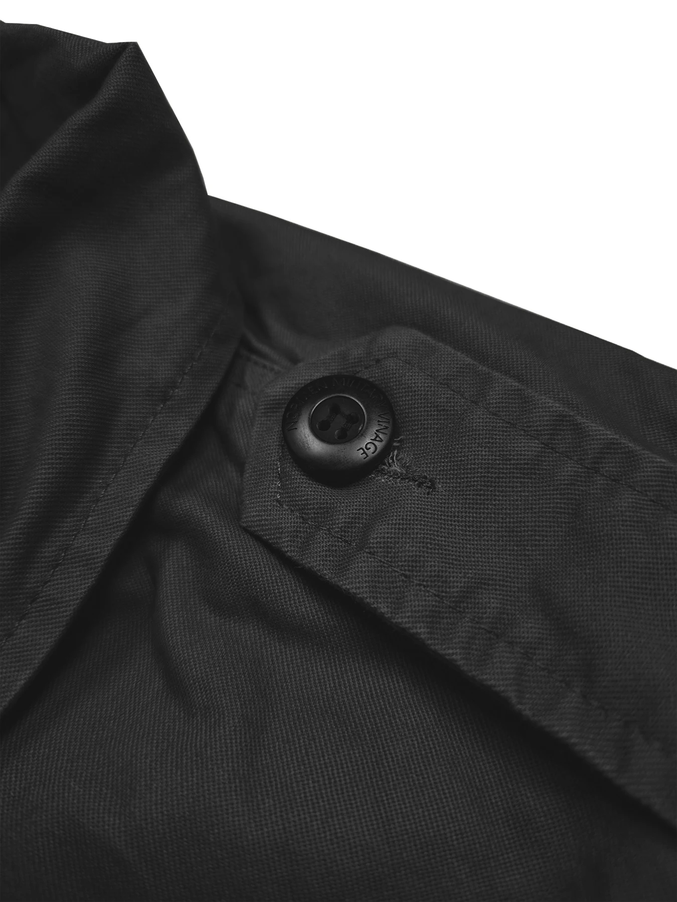 M65 Field Jacket, Men's Military Jacket, Retro Multi Pocket Collar Zipper Jacket, 100% Cotton