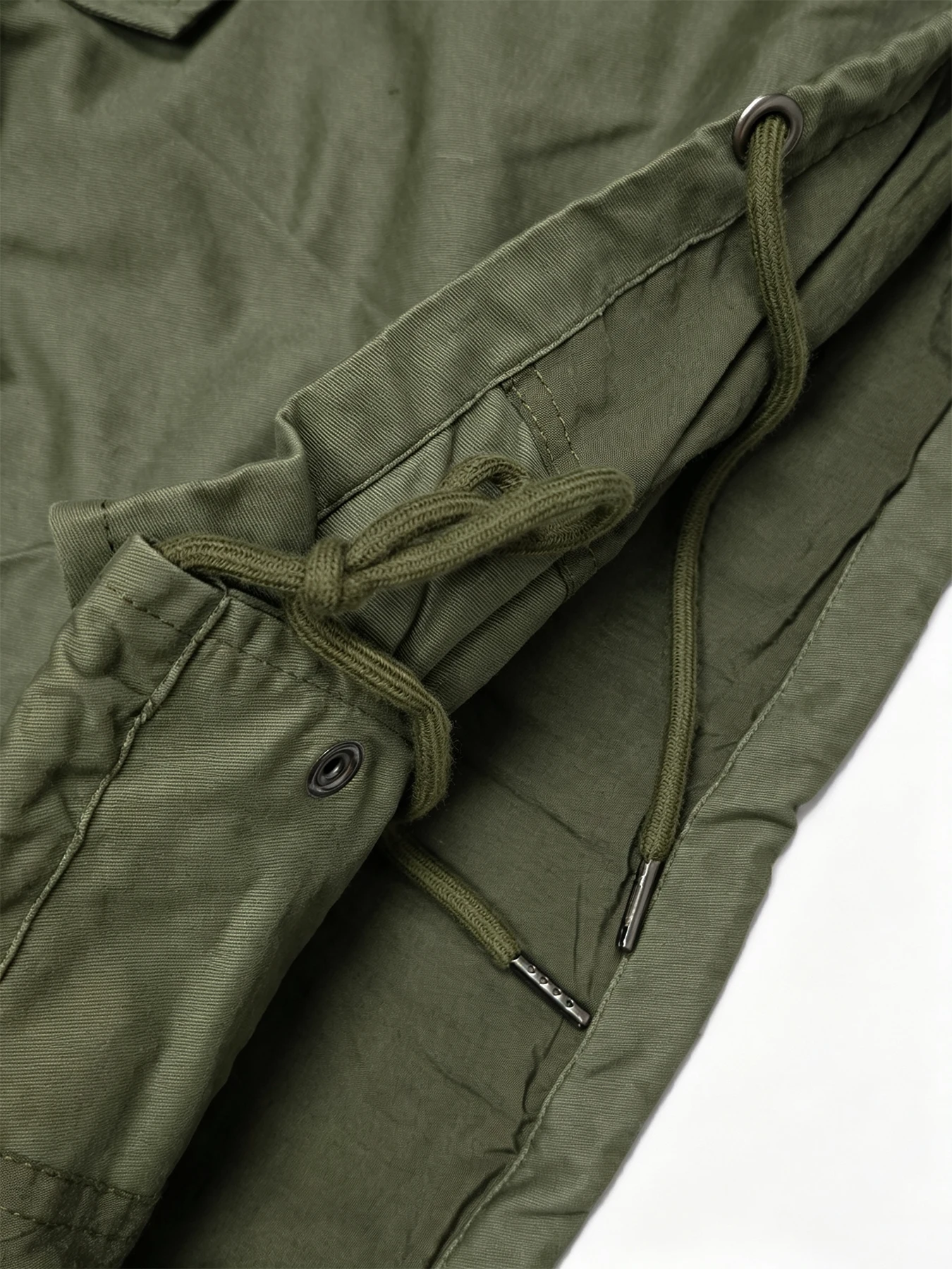 M65 Field Jacket, Men's Military Jacket, Retro Multi Pocket Collar Zipper Jacket, 100% Cotton