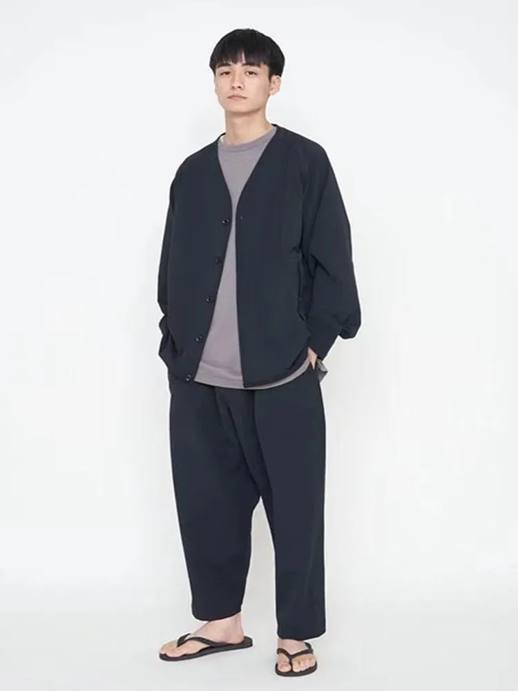 23SS Japanese Casual Loose Quick Drying Tapered Nine Point Casual Pants for Men and Women