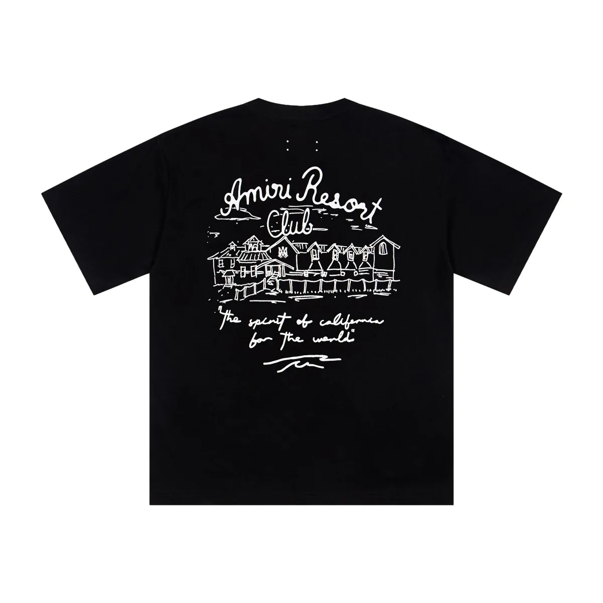 Summer 260g Heavy Cotton Fashion Versatile Short-sleeved T-shirt Men's Fashion Casual Printed Half-sleeved Top