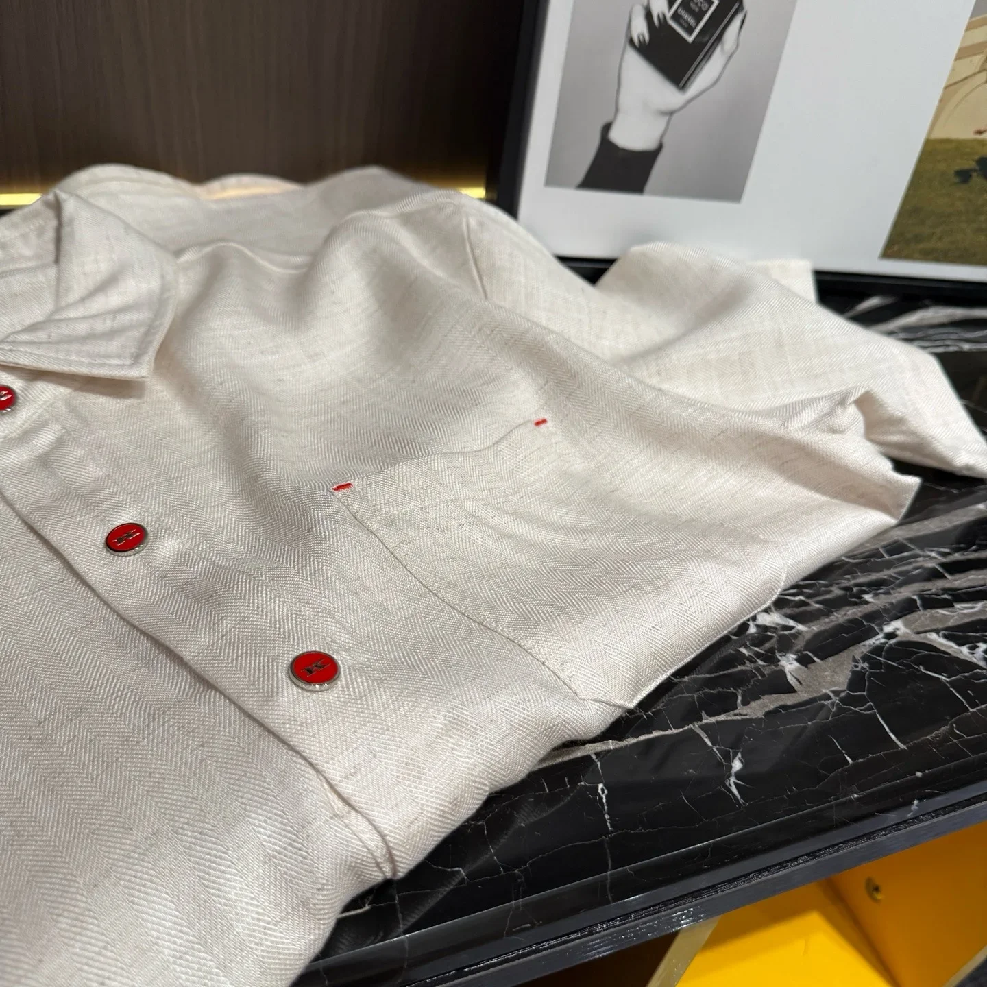 kiton26SS Italian Men's Casual Linen Shirt Casual Pants Set