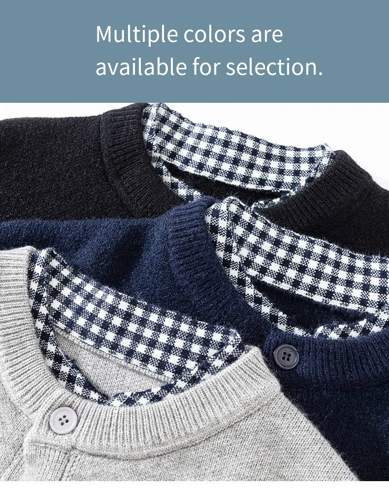 High Quality Man Long Sleeved Knitted Cardigan Round Neck Button Autumn Winter New Cardigan Jacket Fashion Versatile Menswear