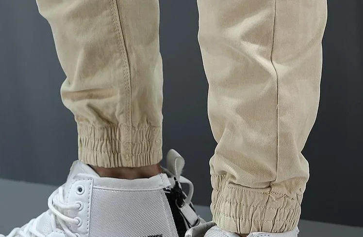Stretch Slim Men's Cargo Pants Skinny Male Trousers Cotton Y2k Vintage Luxury Fashion Harajuku Korean Style Techwear Cheap Baggy