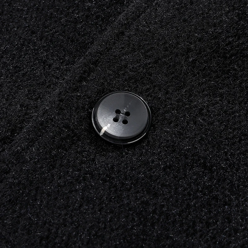 Mens Designer Knitted Wool Stretch Coat Casual Business Handsome Overcoat High Quality Fashion 2024