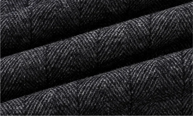 Mens Designer Knitted Wool Stretch Coat Casual Business Handsome Overcoat High Quality Fashion 2024
