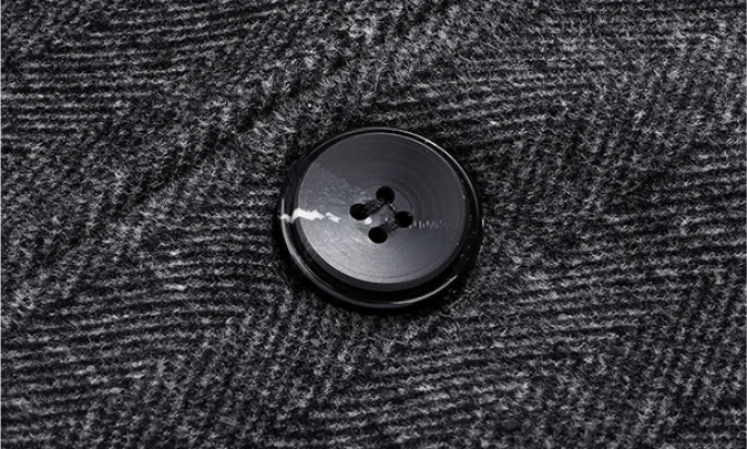 Mens Designer Knitted Wool Stretch Coat Casual Business Handsome Overcoat High Quality Fashion 2024