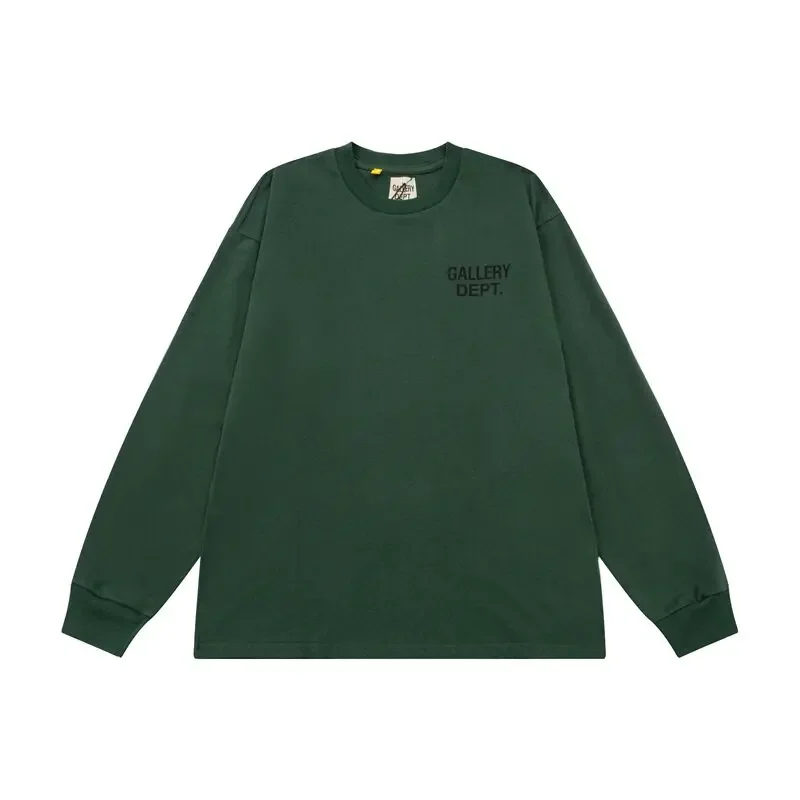 GALLERY DEPT High Street brand cotton loose letter print long-sleeved T-shirt