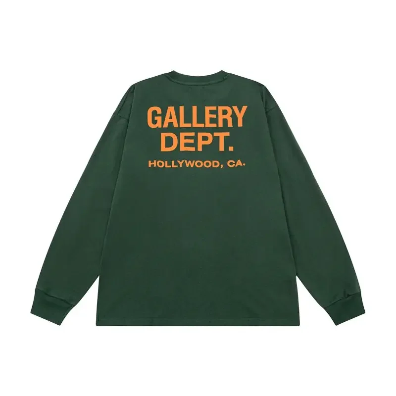 GALLERY DEPT High Street brand cotton loose letter print long-sleeved T-shirt