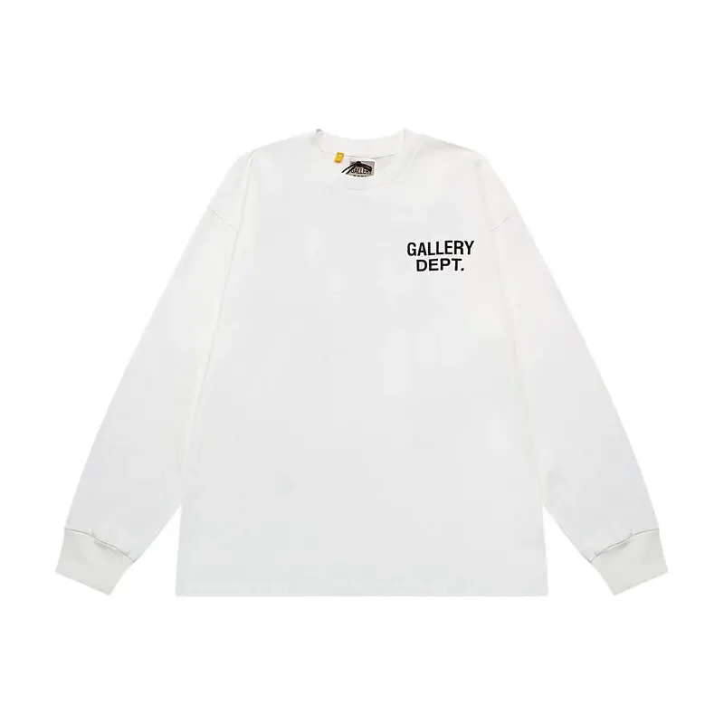 GALLERY DEPT High Street brand cotton loose letter print long-sleeved T-shirt