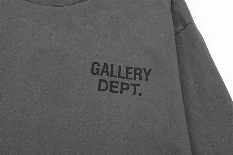 GALLERY DEPT High Street brand cotton loose letter print long-sleeved T-shirt