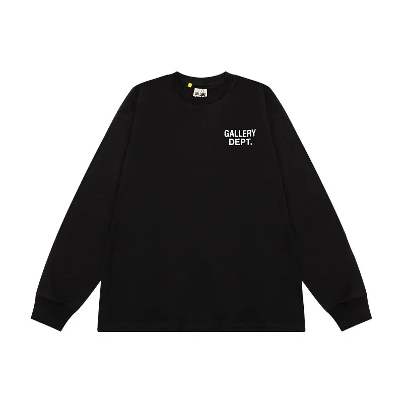 GALLERY DEPT High Street brand cotton loose letter print long-sleeved T-shirt
