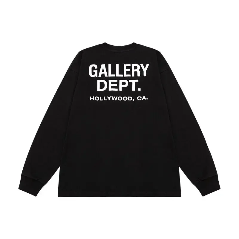 GALLERY DEPT High Street brand cotton loose letter print long-sleeved T-shirt