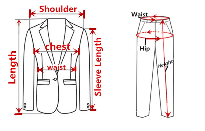 2026 Men's Red Suit 2-Piece Sets, Wedding Party Dress Coat and Pants Asian Size Terno Masculino Black White Blue Costume Homme