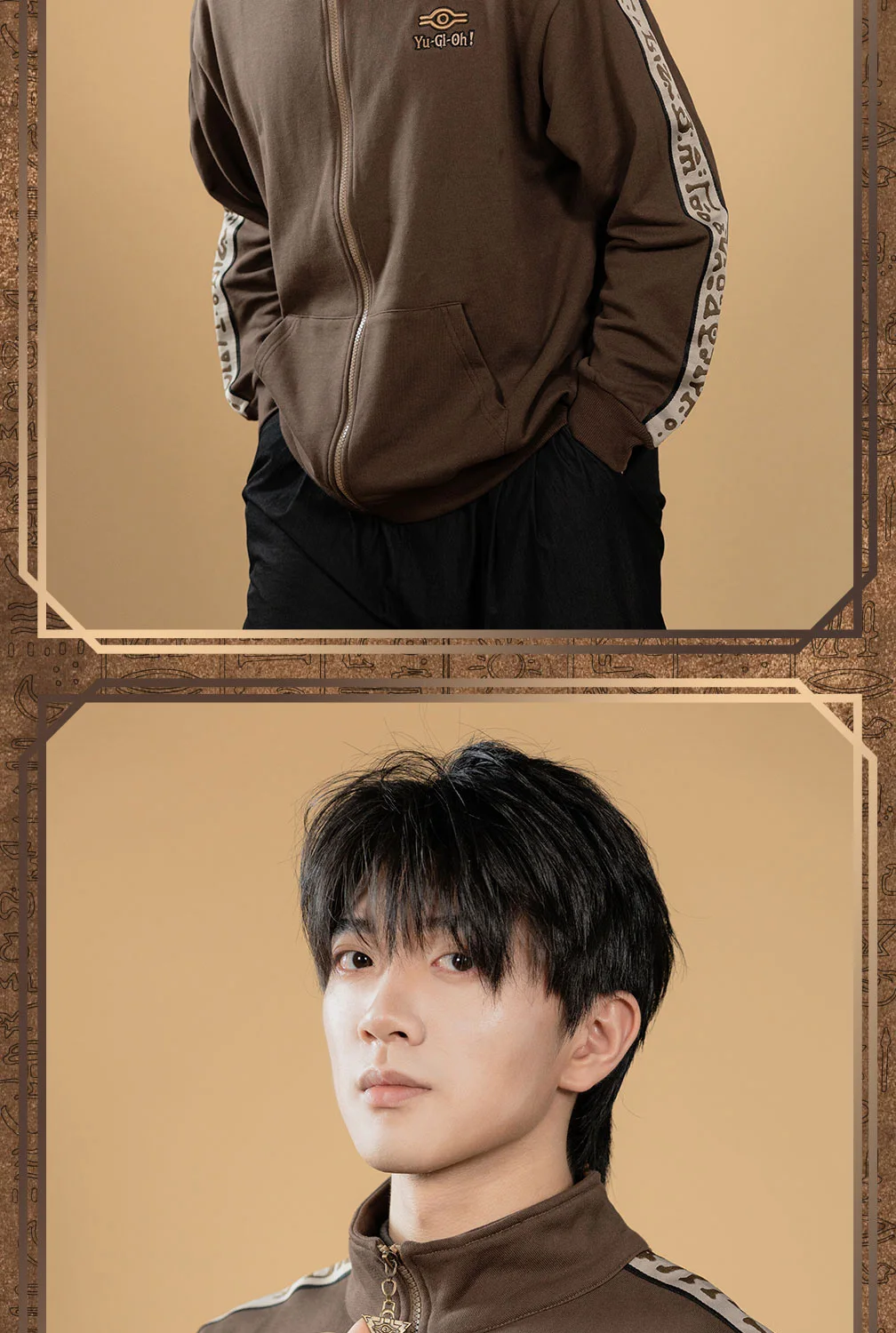 Original Moeyu Yu-Gi-Oh!Duel Monsters Men Sweatshirt Retro Jackets Anime Cosplay Costume Autumn Male Coat Casual Clothing
