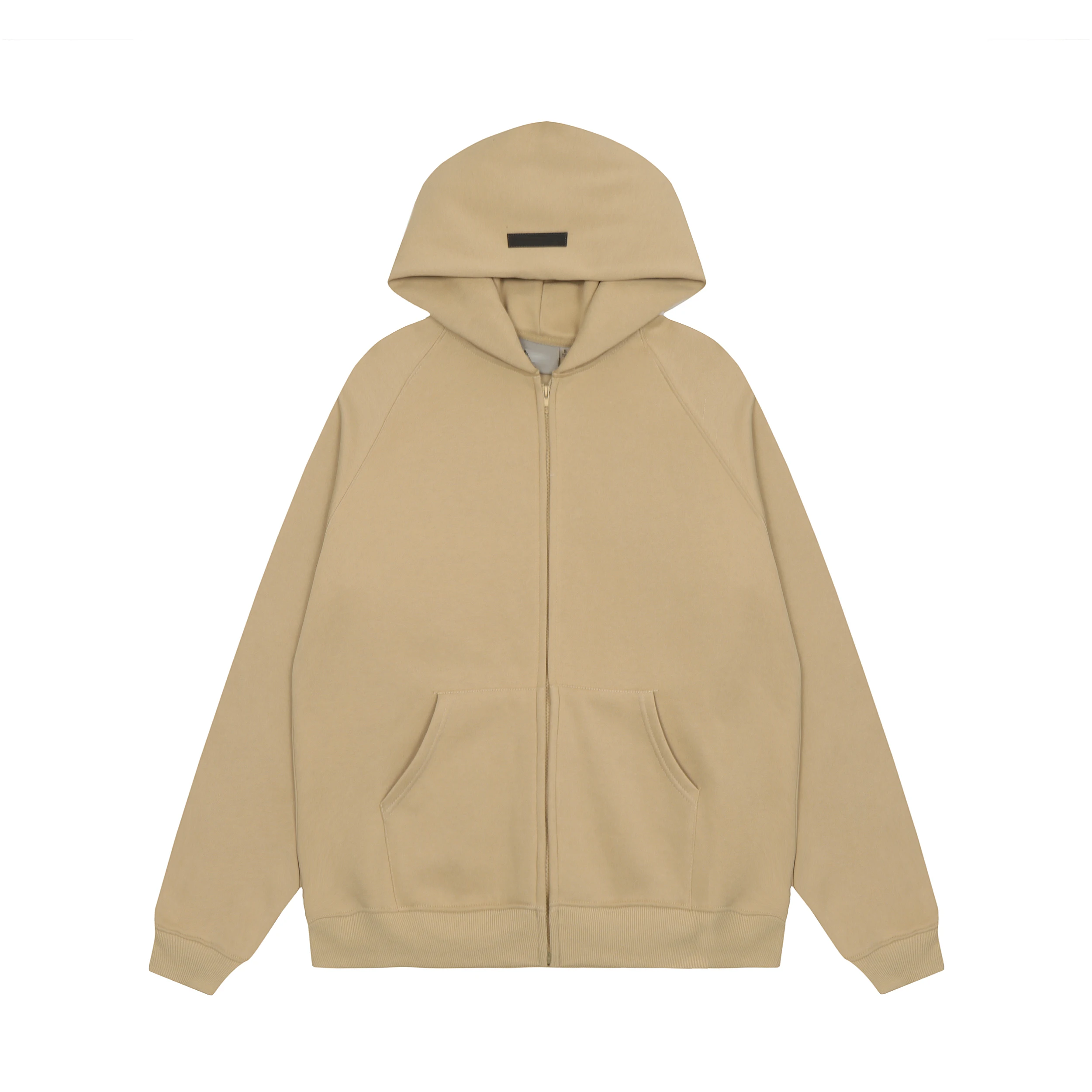 Men's super David coat, luxury hooded cardigan, 3D silicone letter hoodie, high street couple coat and pants set