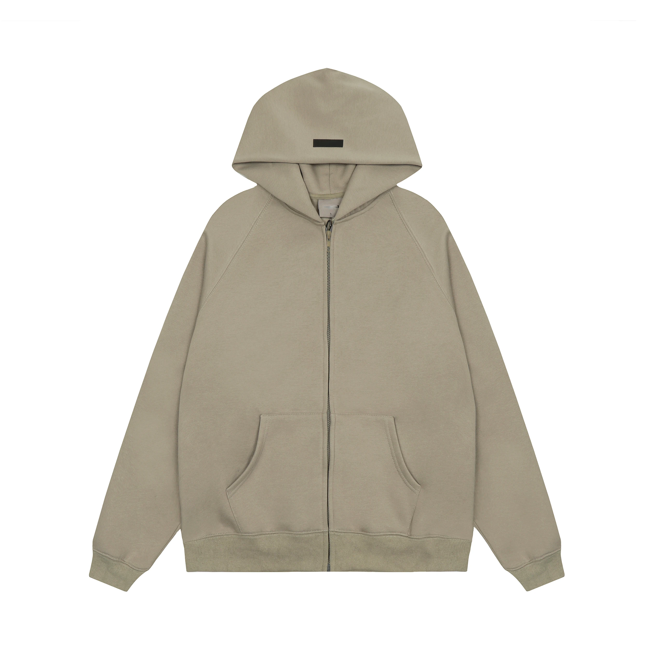 Men's super David coat, luxury hooded cardigan, 3D silicone letter hoodie, high street couple coat and pants set