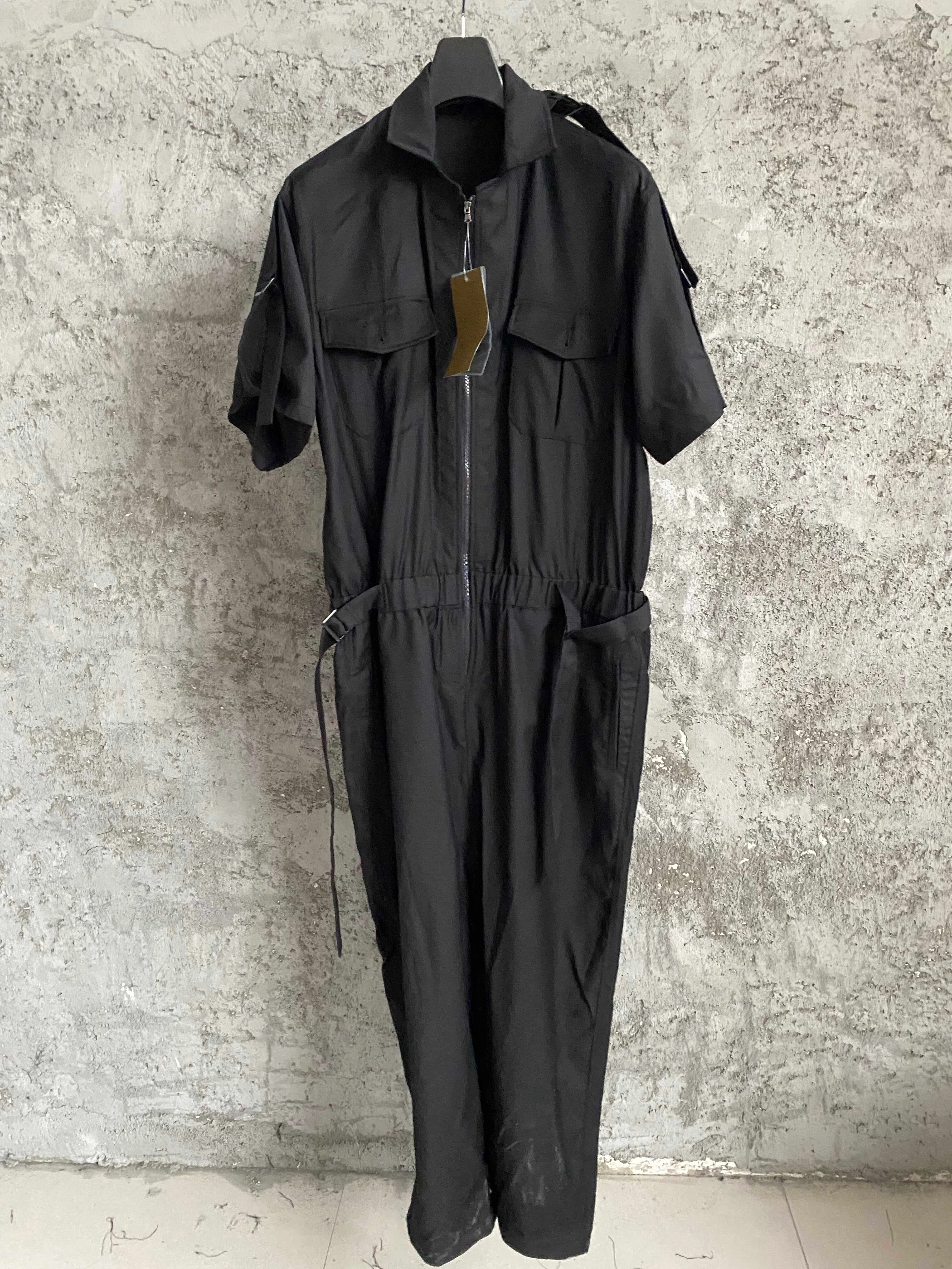 TOP-YAMAMOTO multi-button adjustable wool casual pants