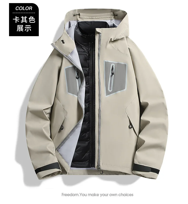 Outdoor Hard-shell Cycling Travel Sports Waterproof Hiking Breathable Rock Climbing Hunting Casual Camping Men and Women Jackets