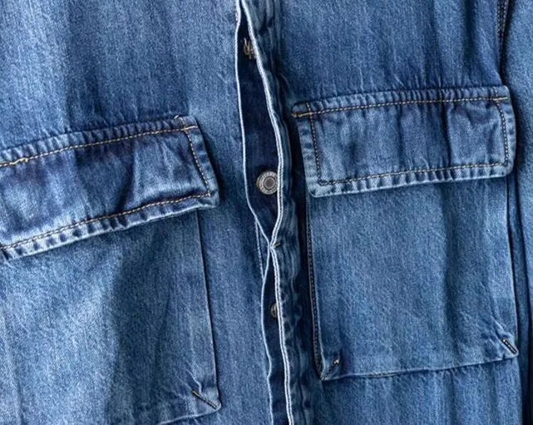 Vintage Mens One Piece Denim Overalls Casual Hip Hop Long Sleeve Cargo Jeans Jumpsuit Straight Loose Safari Style Work Jumpsuits