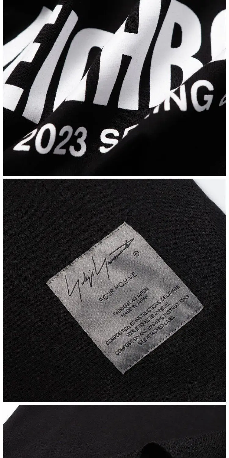NEIGHBORHOOD NBHD Printed Crew Neck Short‑Sleeve T‑Shirt Loose Casual Versatile Unisex Basic Daily Tops for Men Women