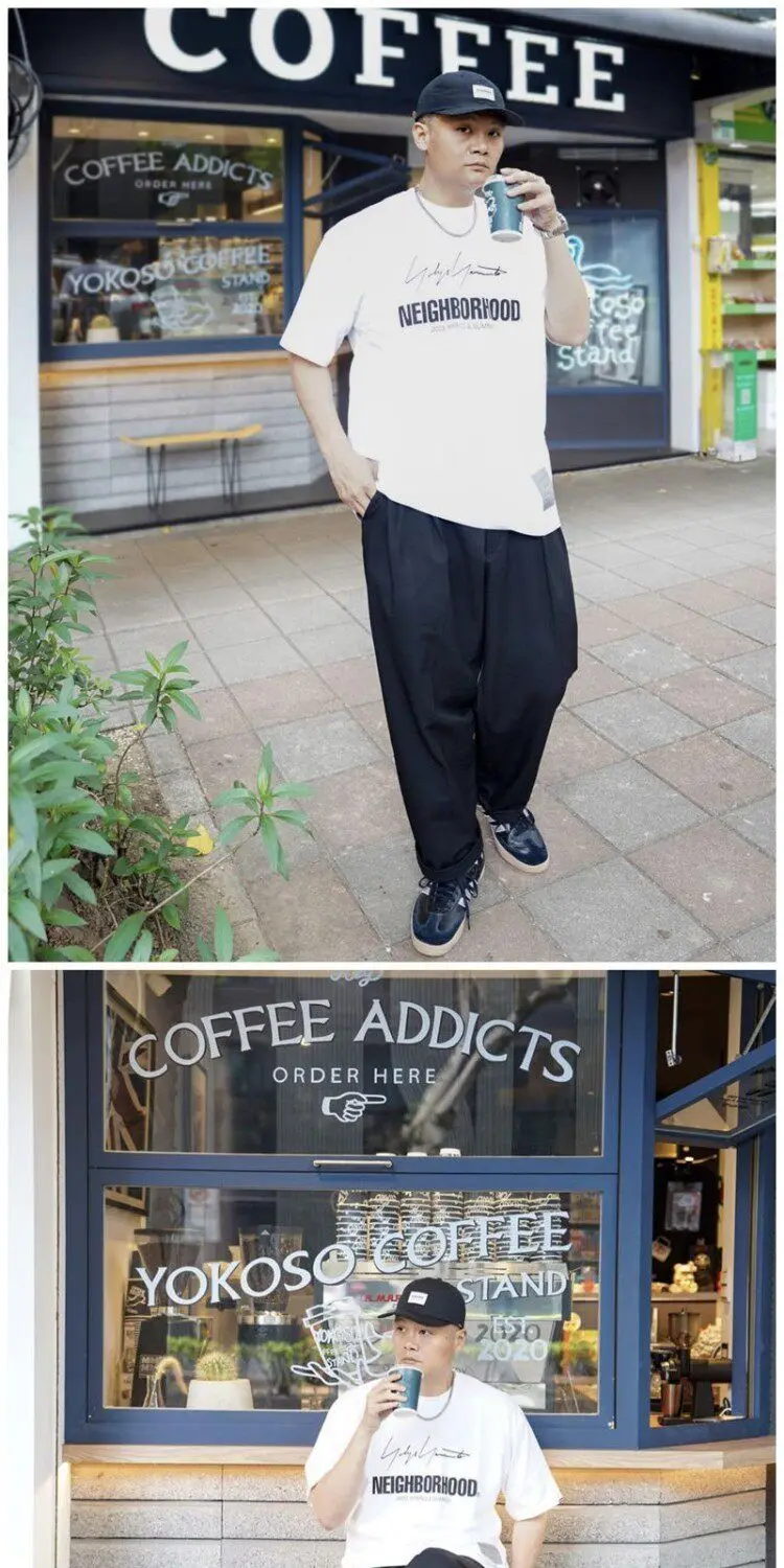 NEIGHBORHOOD NBHD Printed Crew Neck Short‑Sleeve T‑Shirt Loose Casual Versatile Unisex Basic Daily Tops for Men Women