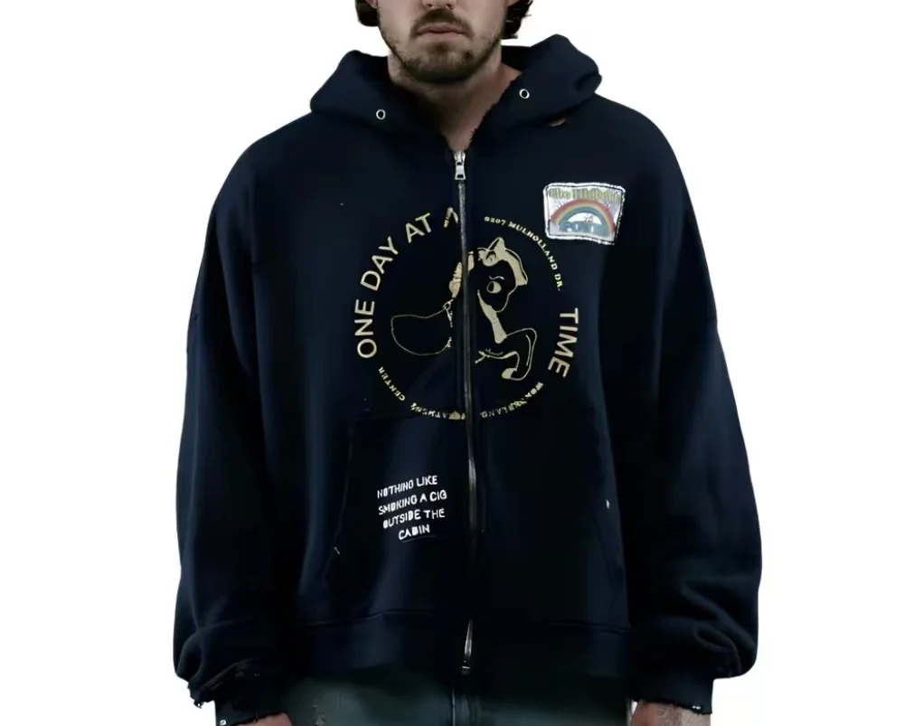 Cardigan Paly FW26 TREATMENT CENTER ZIP Hooded Hoodie Men Women Best Quality Pullovers