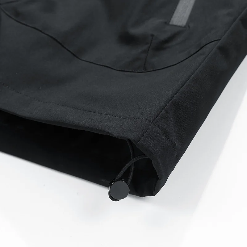 Men Jacket Hooded Windbreaker Trench Coats Oversize 6XL 7XL 8XL Plus Size Waterproof Black Outerwear Camping Loose Thin Softshel