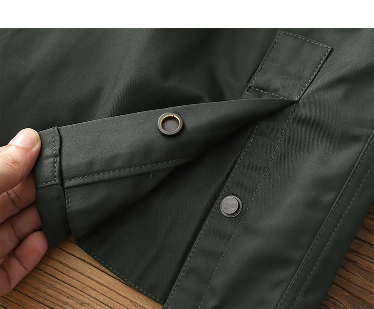 3607# Autumn Winter New American Retro Cargo Jacket Men's Fashion Multi-pockets Casual Heavyweight Windproof and Waterproof Coat
