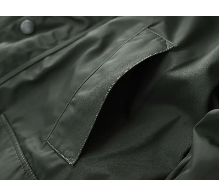 3607# Autumn Winter New American Retro Cargo Jacket Men's Fashion Multi-pockets Casual Heavyweight Windproof and Waterproof Coat