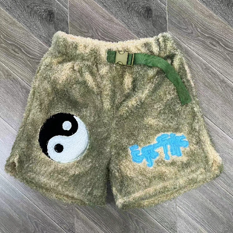 CPFM.XYZ Fuzzy Plush Casual short Men Women 1:1 High Quality CPFM XYZ The Great Ultimate Shorts Breeches