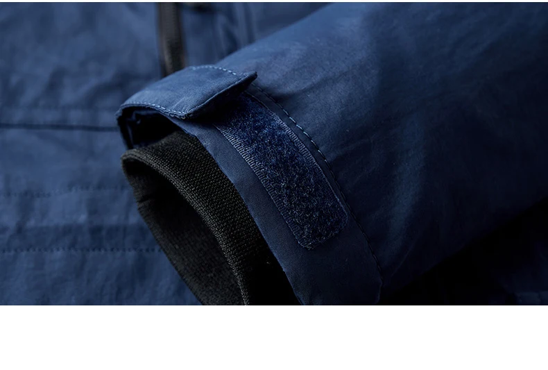 Outdoors Comfort Removable Hat Men Jacket Winter Windproof Keep Warm Casual Parka New Fashion Solid Fleece Thickening Coat Men