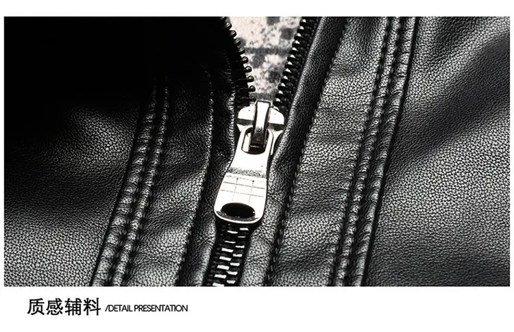 High-quality Men's Stand-up Collar Leather Jacket, Fashionable and Stylish, Casual Travel Premium Sheepskin Leather Jacket