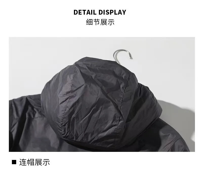 Windproof & Waterproof Winter Jacket 2025 Lightweight Abrasion-Resistant Parka with Hood Unisex Thermal Coat