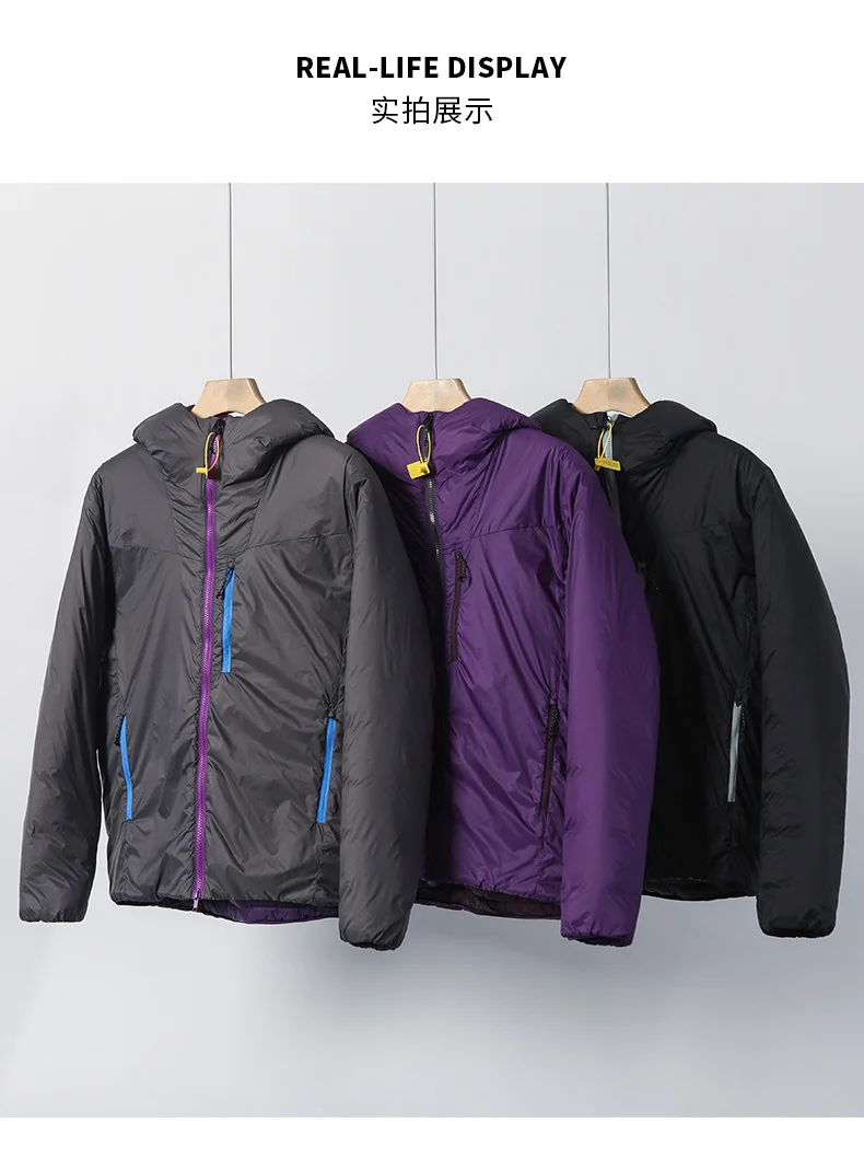Windproof & Waterproof Winter Jacket 2025 Lightweight Abrasion-Resistant Parka with Hood Unisex Thermal Coat