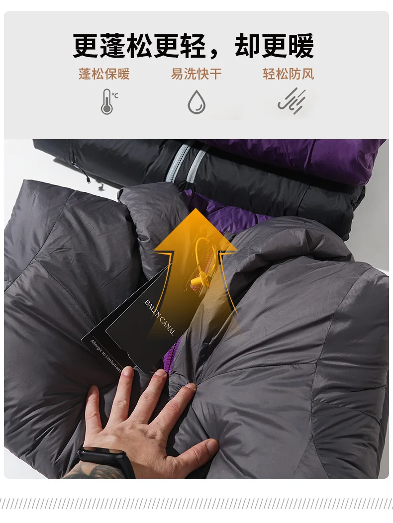 Windproof & Waterproof Winter Jacket 2025 Lightweight Abrasion-Resistant Parka with Hood Unisex Thermal Coat