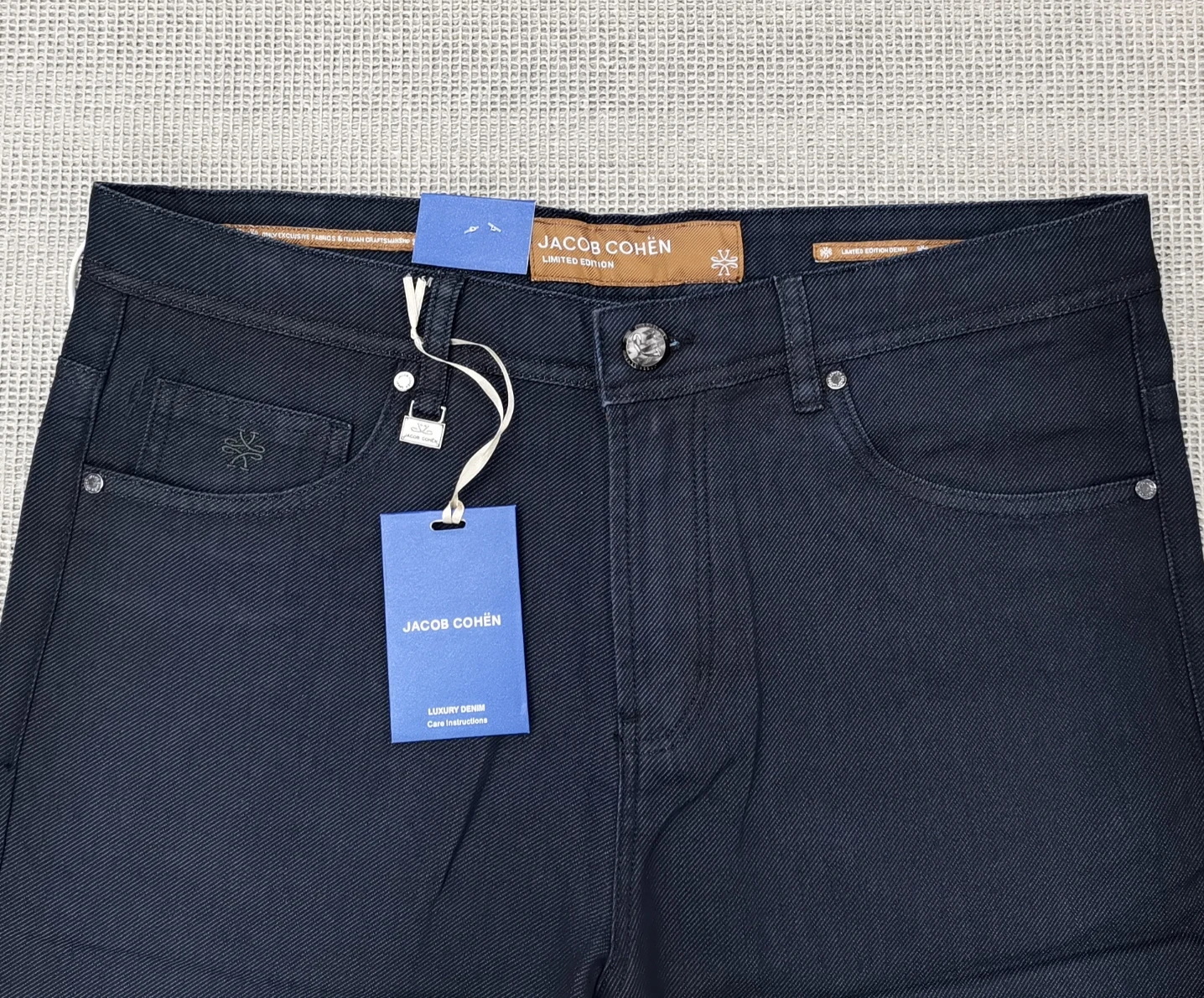 BLSK CPRTI Jeans Thin Cotton Men 2026 Spring Summer new straight breathable comfort pocket embroidery Big size 30-40 Long Pants