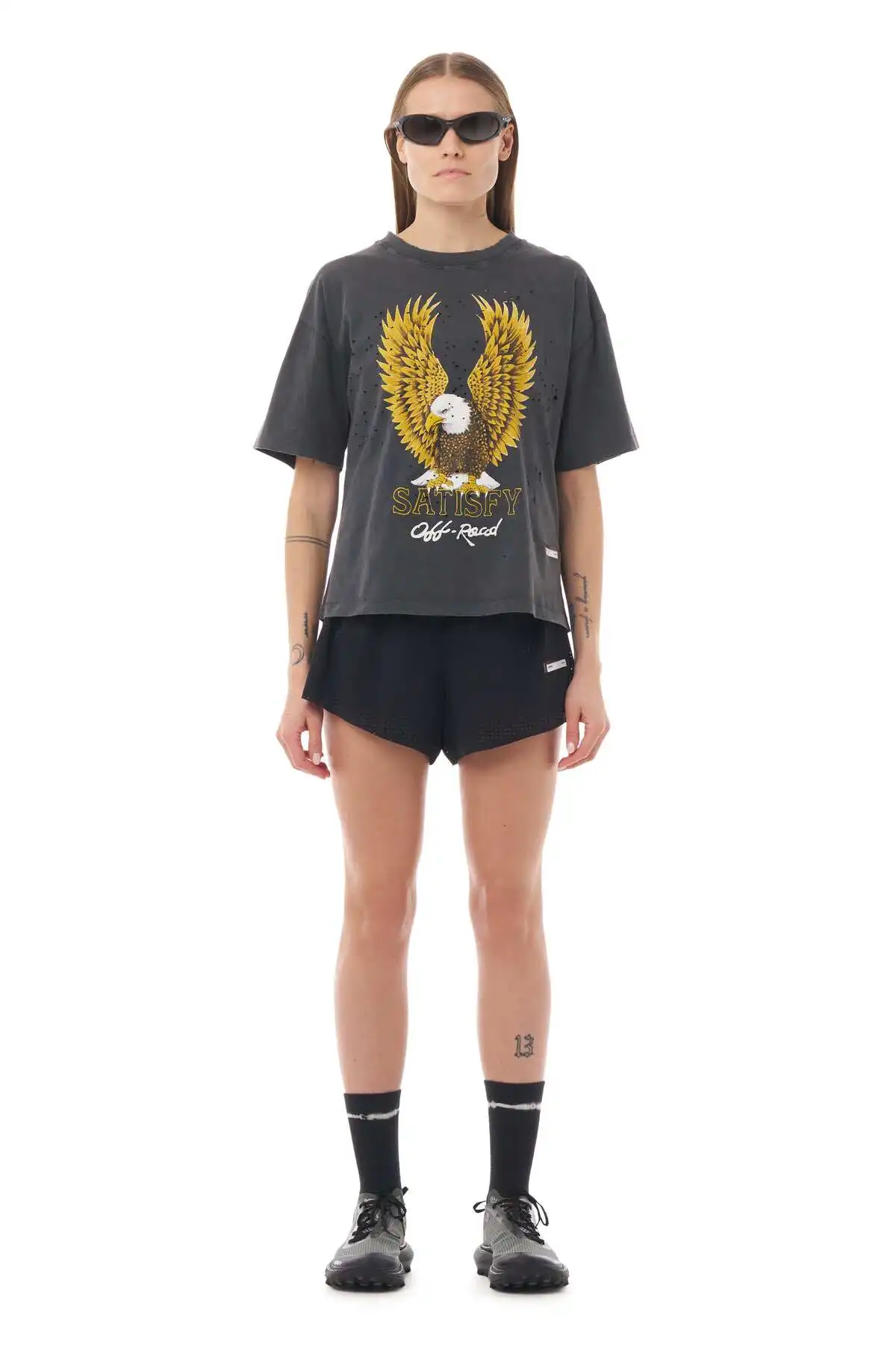 Satisfy running Desert Rats 001 drop shirt