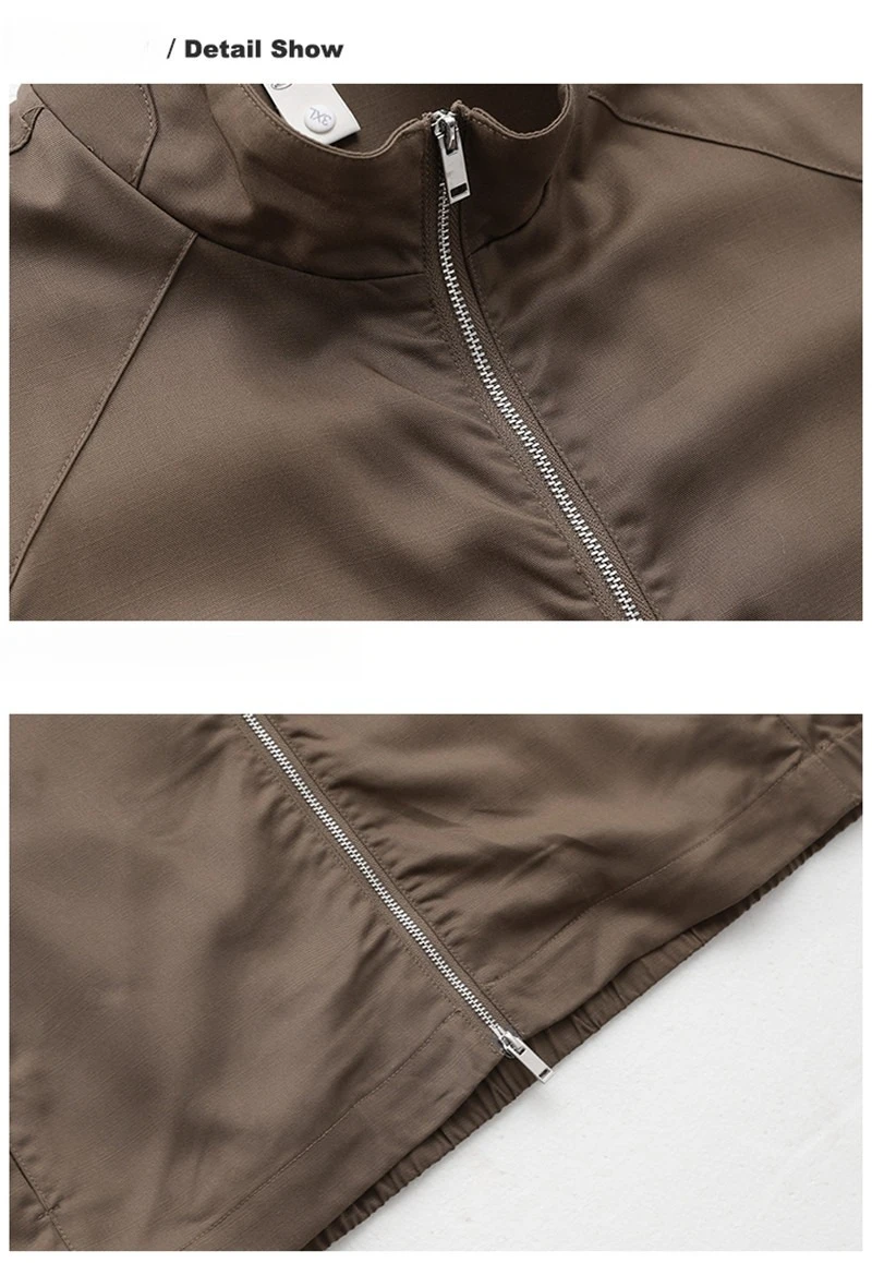 Sustainable Tencel Sleeveless Vest for Men - Summer Breathable Ice Silk Feel Lightweight Stand Collar Zip Front Top