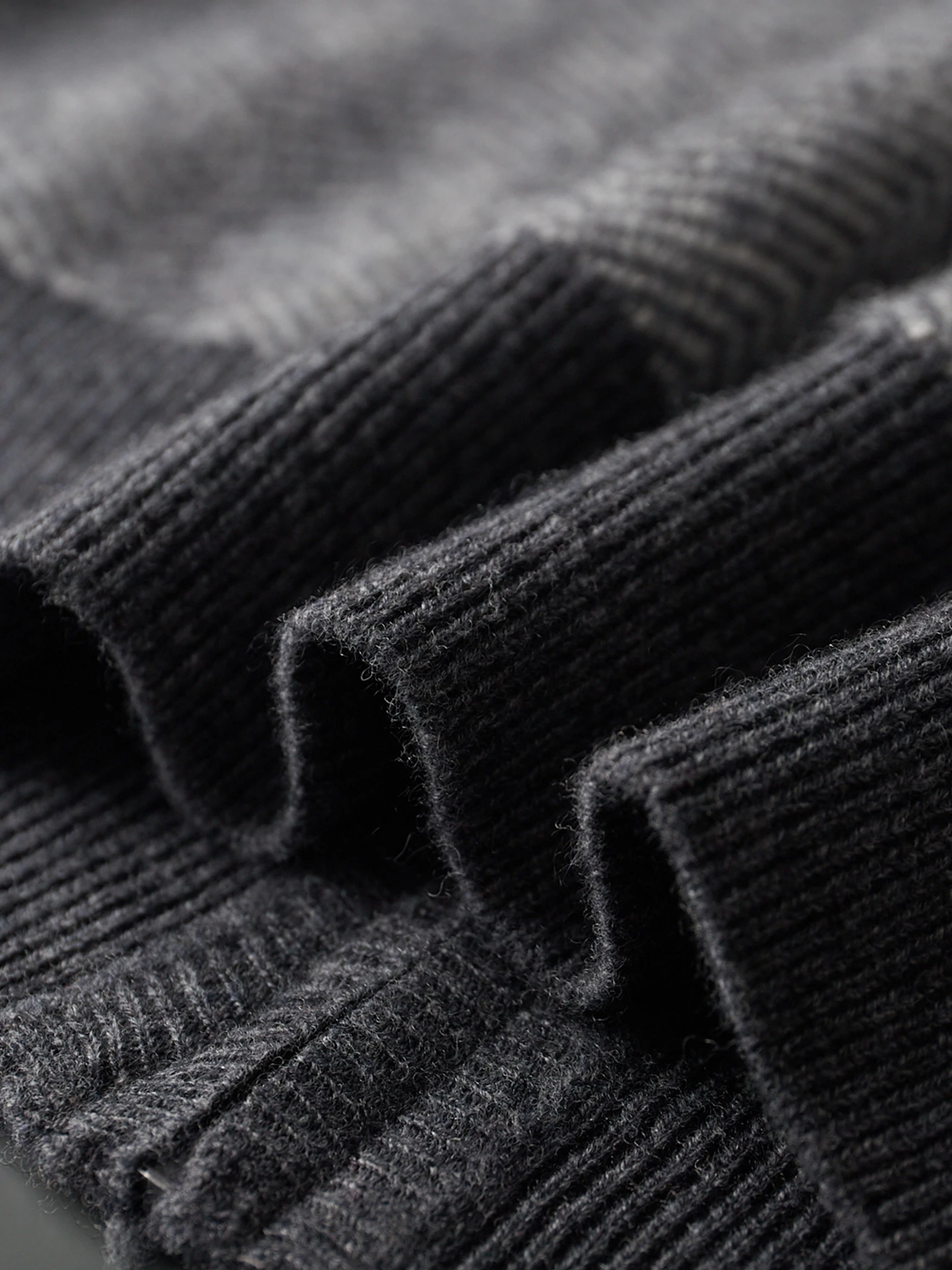 Man 100% Merino Wool Sweater Cardigan Knitted Pants Pencil Trousers Herringbone Color Block Suit Autumn Winter Thick Men's Set