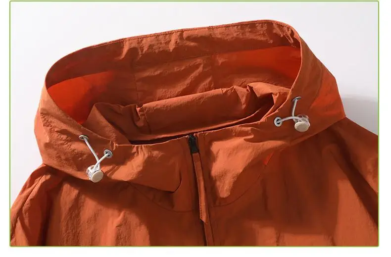UPF 50+ Summer Hiking Jacket Men Big Size 8XL Waterproof Quick Dry Camping Windbreaker Trekking Fishing Outdoor Anti UV Clothes