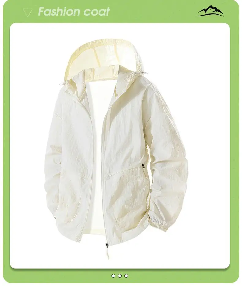 UPF 50+ Summer Hiking Jacket Men Big Size 8XL Waterproof Quick Dry Camping Windbreaker Trekking Fishing Outdoor Anti UV Clothes