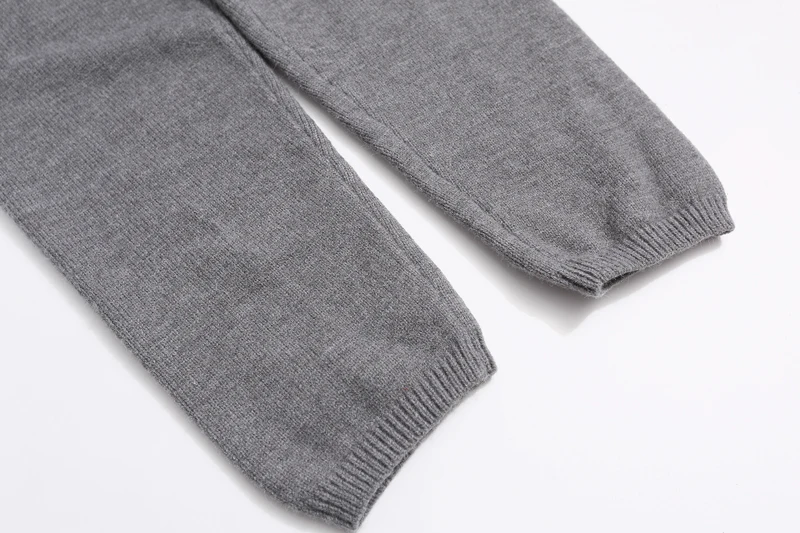 Black White Couple Sweaters High Quality Jacquard CB Knitted Sweatshirts Fashion Oversize Round Neck Pullover Men Women Pants