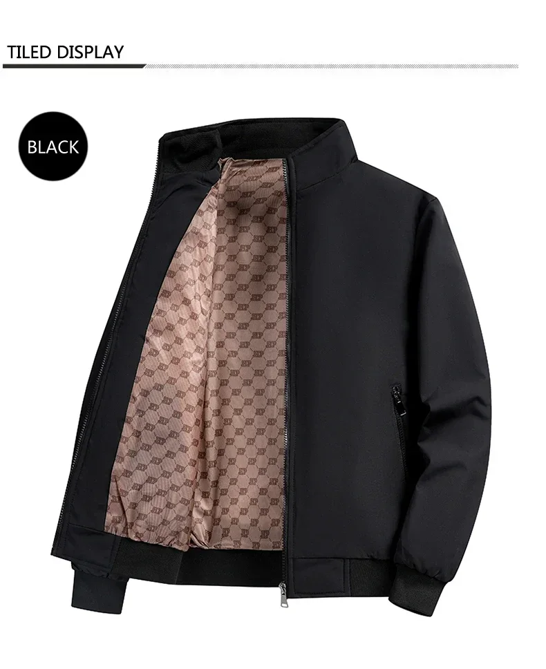 Plus Size Bomber Jackets for Men M-8XL Windproof Waterproof Coats Fashion Outwear Stand Collar Military Coats Male Clothing