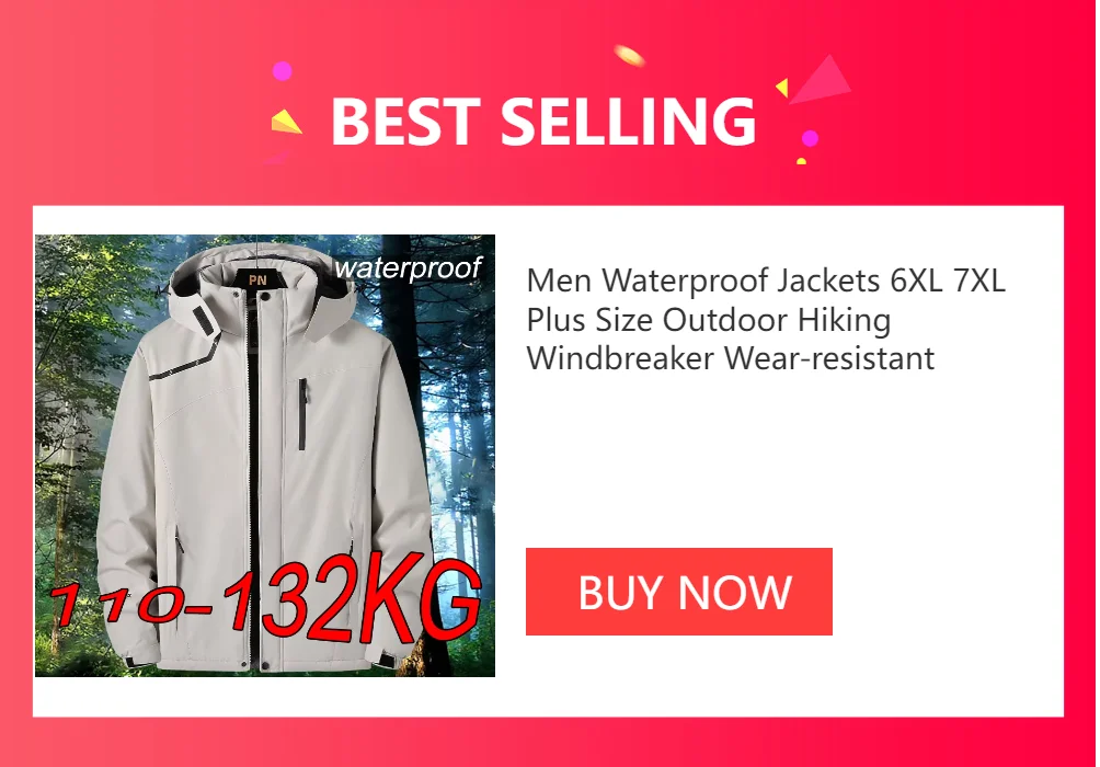 Plus Size Bomber Jackets for Men M-8XL Windproof Waterproof Coats Fashion Outwear Stand Collar Military Coats Male Clothing