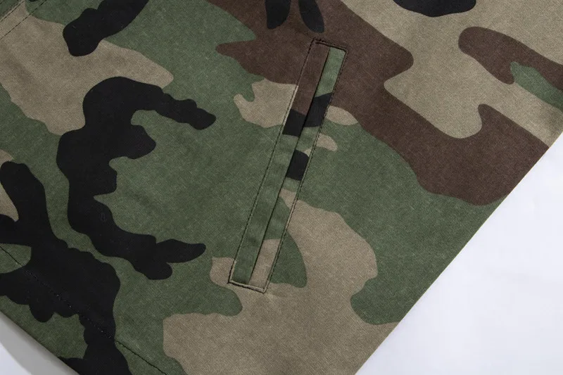 Gallery Dept Autumn New Letter Print Coach Jacket Tooling Camouflage Men's Zip Jacket